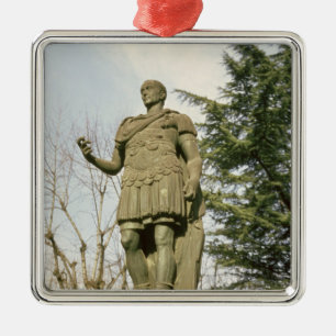 Statue of Julius Caesar Metal Tree Decoration