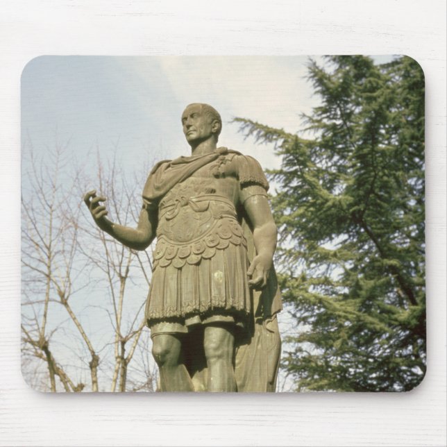 Statue of Julius Caesar Mouse Mat (Front)