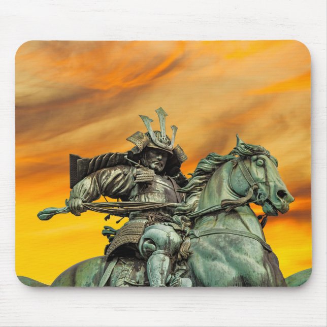 Statue of Kusunoki Masashige, Japan Mouse Mat (Front)