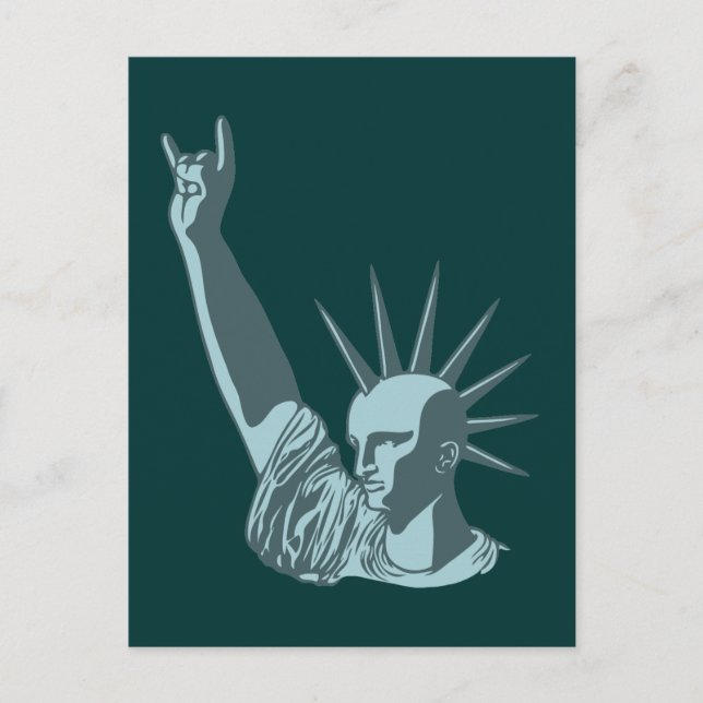 Statue of Liberal Dosage Postcard (Front)