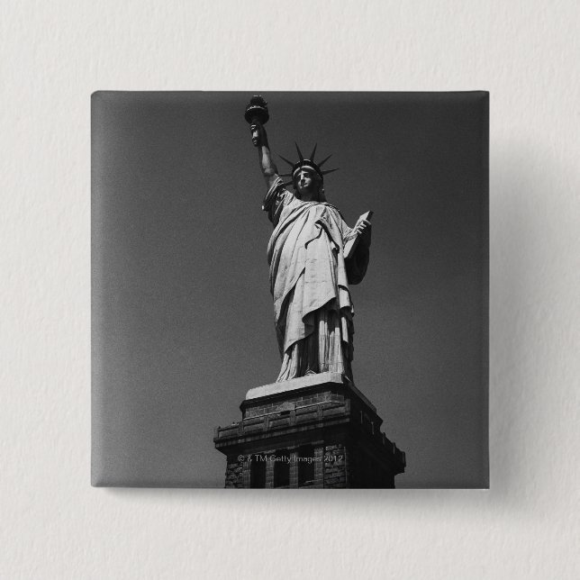 Statue of Liberty 15 Cm Square Badge (Front)