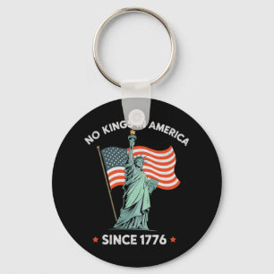 Statue Of Liberty 4th July No Kings In America Sin Key Ring