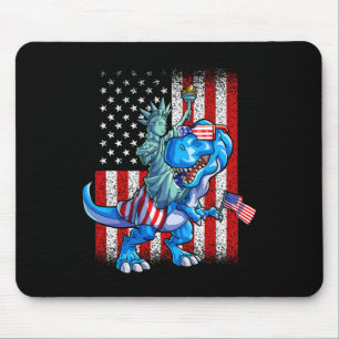 Statue Of Liberty 4th Of July Shirt Boys American Mouse Mat