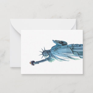 Statue of liberty advice card