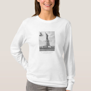 Statue of Liberty And Bartholdi Portrait T-Shirt