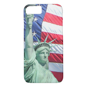 Statue of Liberty and U.S. Flag iPhone 8/7 Case