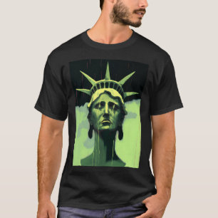 Statue Of Liberty Artistic Rendering Lady Libert T-Shirt