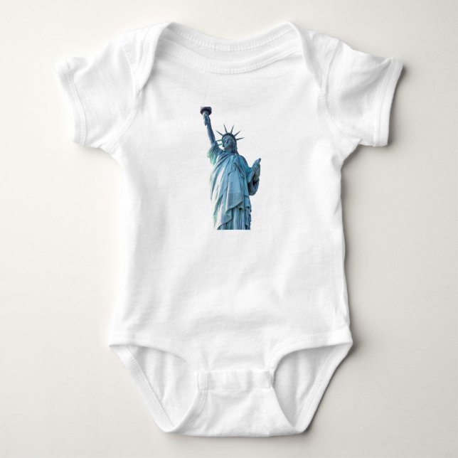 Statue of liberty  baby bodysuit (Front)