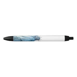 Statue of liberty  black ink pen