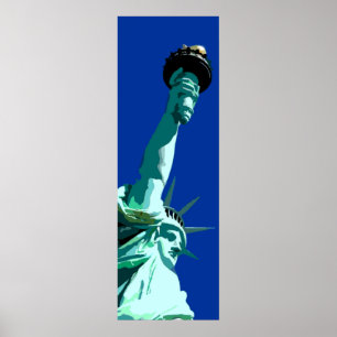 Statue of Liberty & Blue Sky Poster