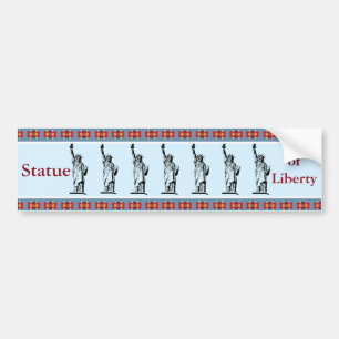 Statue of Liberty Bumpersticker Bumper Sticker