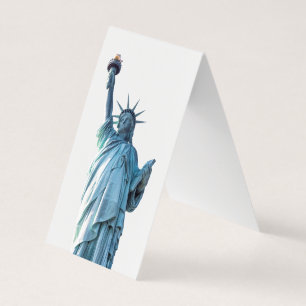 Statue of liberty business card