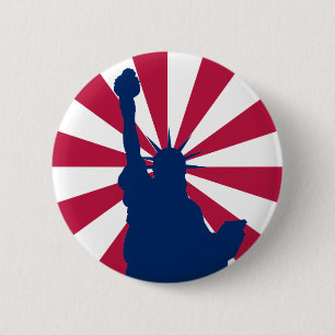 Statue of Liberty Button