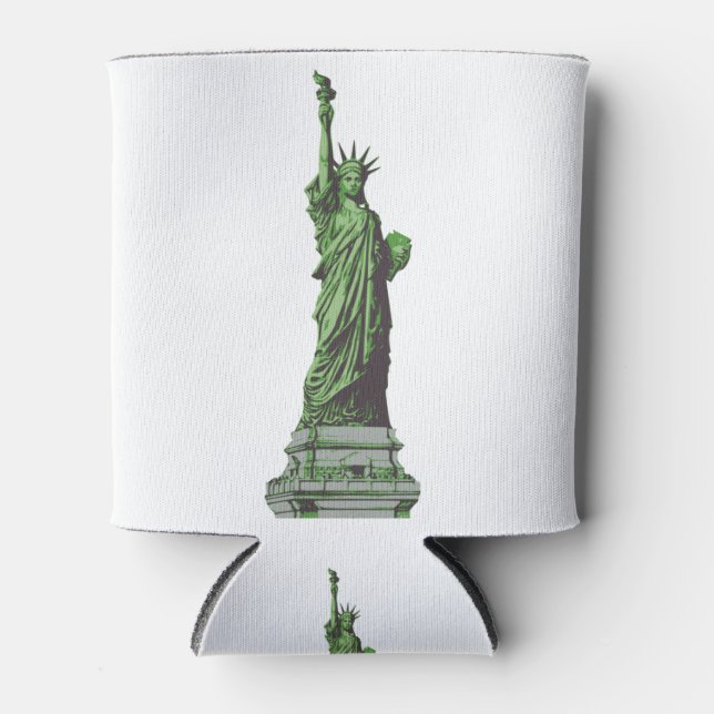 statue of liberty can cooler (Front)