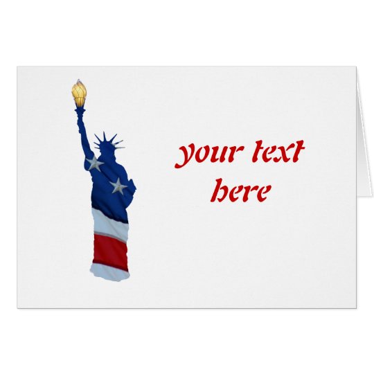 statue of liberty card