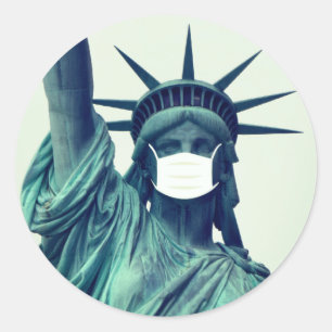 Statue of Liberty Classic Round Sticker
