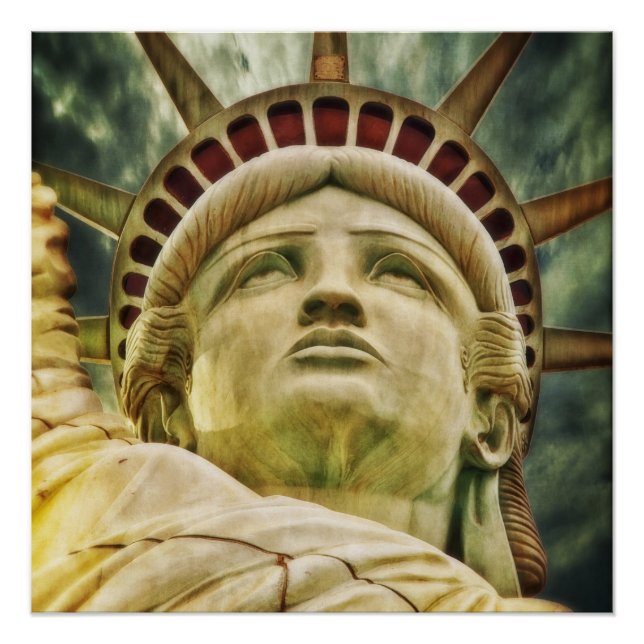 Statue of Liberty Close Up ,New York Poster (Front)