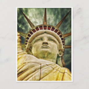 Statue of Liberty Close Up Postcard