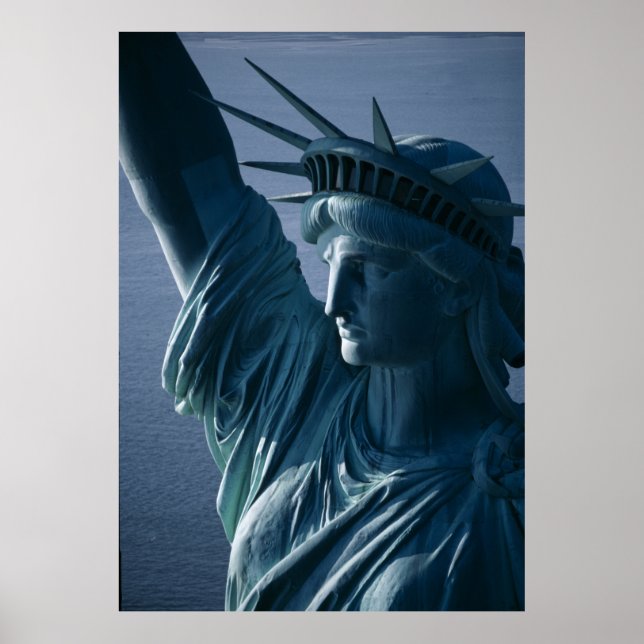 Statue of Liberty Closeup Photograph Poster (Front)