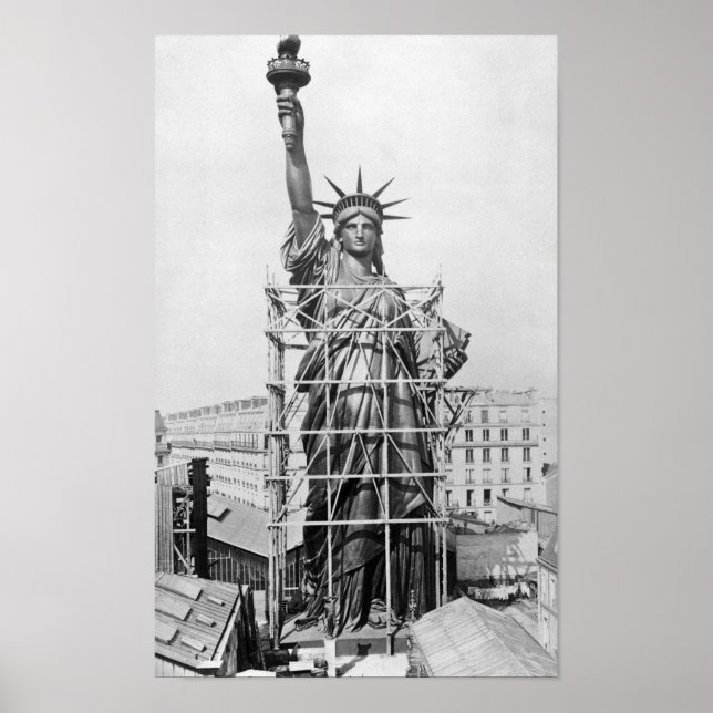 Statue of Liberty Construction - Paris - 1884 Poster (Front)