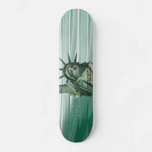 Statue of Liberty Crying Skateboard