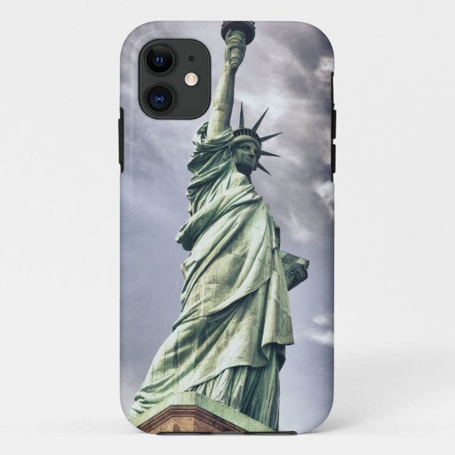 Statue of Liberty custom monogram phone cases (Back)