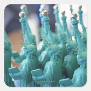 Statue of Liberty Doll Square Sticker