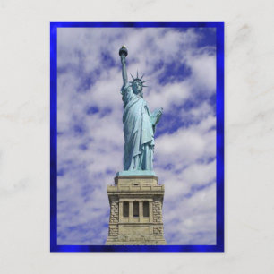 Statue of Liberty, Ellis Island, New York Postcard