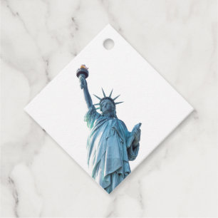 Statue of liberty   favour tags