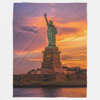STATUE of LIBERTY Fleece Blanket