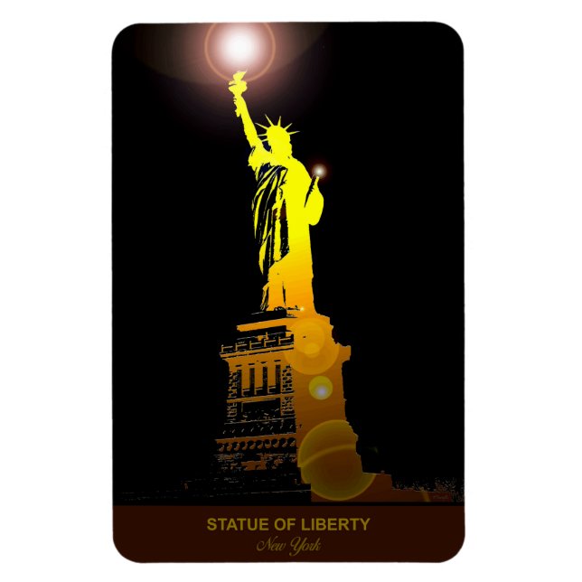 Statue of Liberty Flexible Travel Magnet (Vertical)
