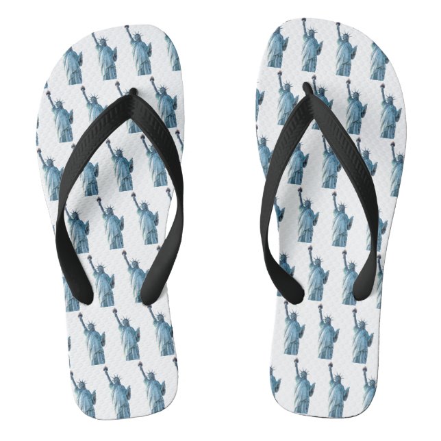 Statue of liberty   flip flops (Footbed)