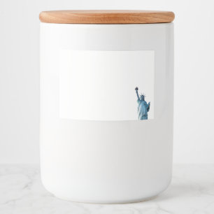 Statue of liberty food label