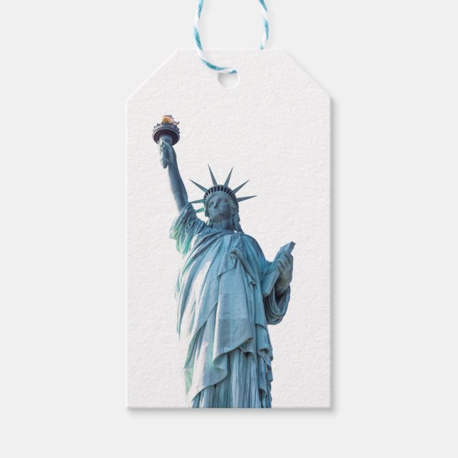 Statue of liberty   gift tags (Front)
