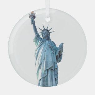 Statue of liberty   glass tree decoration