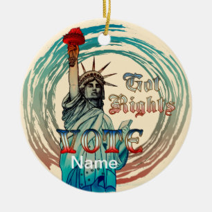 Statue of Liberty Got Rights ornament