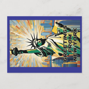 Statue of Liberty Greeting Postcard