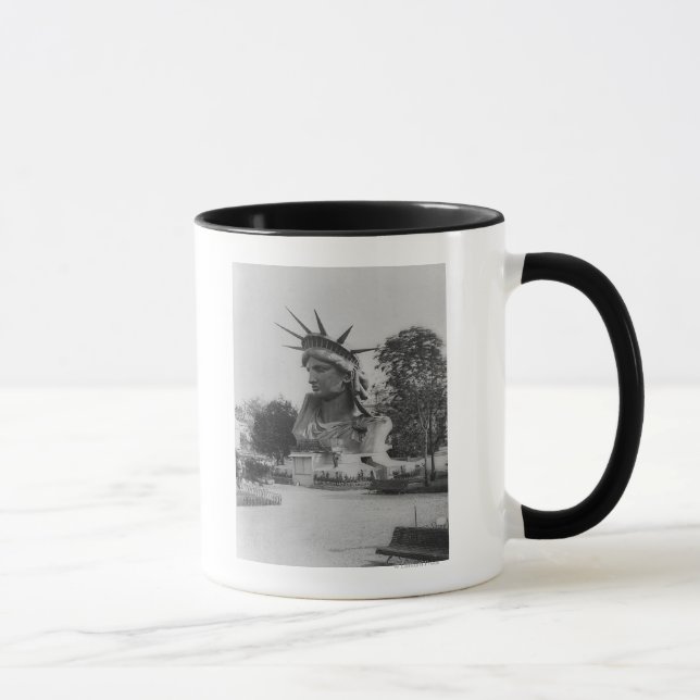 Statue of Liberty Head - Paris Park Mug (Right)