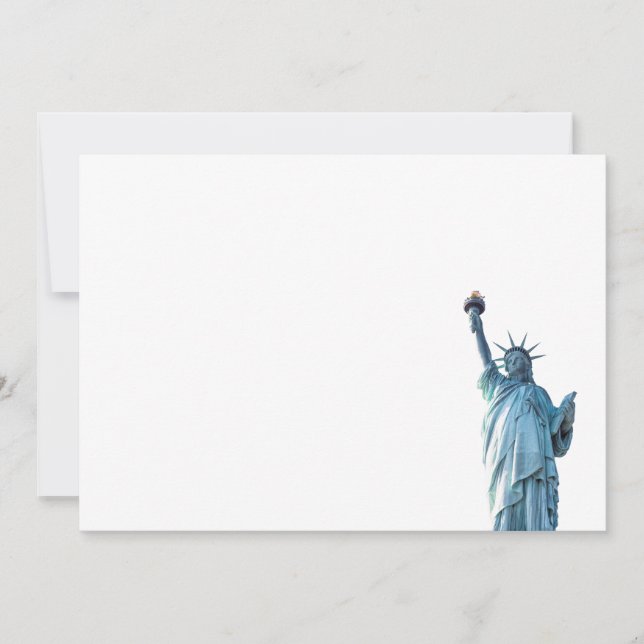 Statue of liberty  holiday card (Front)