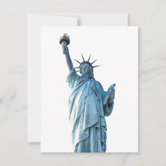 Statue of liberty  holiday card (Front)