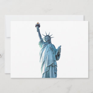 Statue of liberty holiday card