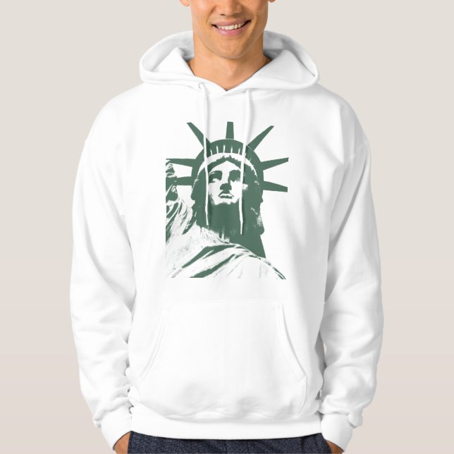 Statue of Liberty Hooded Sweatshirt New York Shirt (Front)