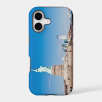 Statue of Liberty, Hudson River and Manhattan