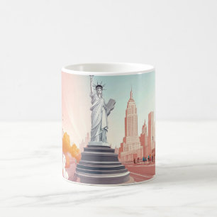Statue of Liberty in New York City.  Coffee Mug