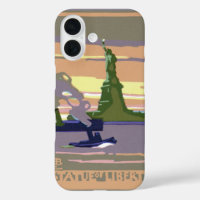 Statue of Liberty in New York City, Vintage Travel