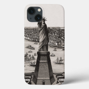 Statue Of Liberty In New York Harbour iPhone 13 Case