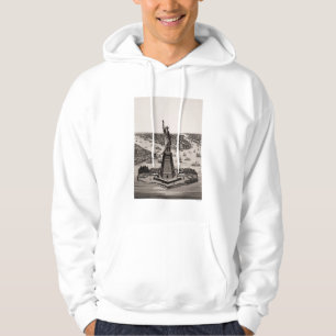 Statue Of Liberty In New York Harbour Hoodie