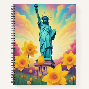 Statue of Liberty in Spring Notebook