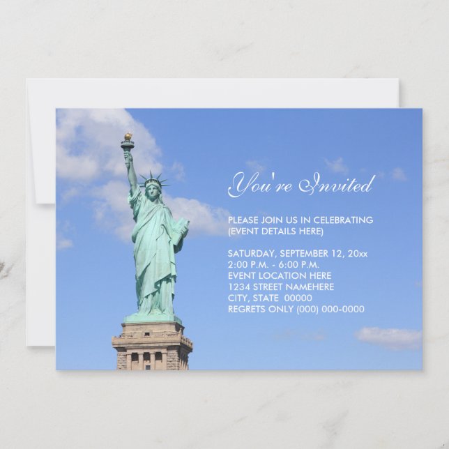 Statue of Liberty Invitation (Front)