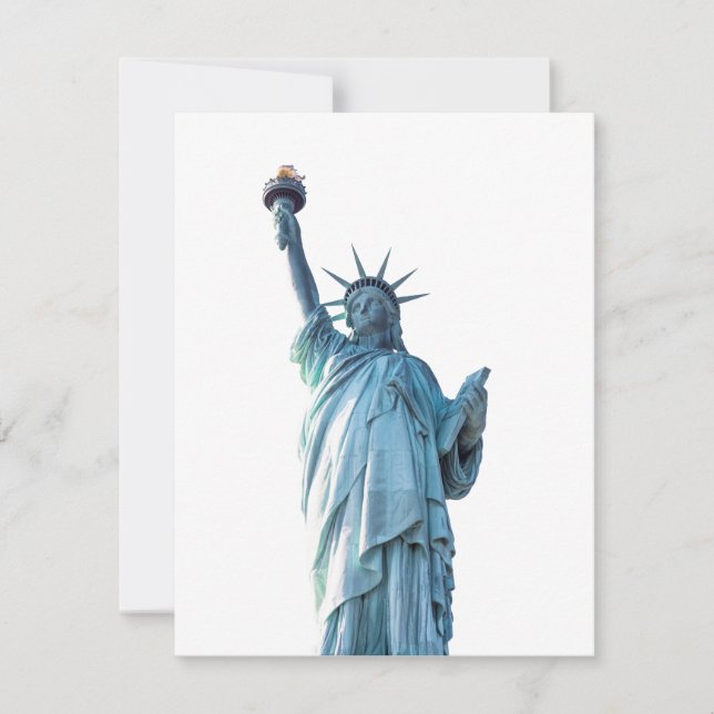 Statue of liberty  invitation (Front)